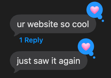 appreciation from emil